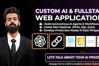 develop custom ai web apps using openai and langchain