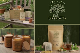 draw unique feminine line art, one line art, product label and packaging design