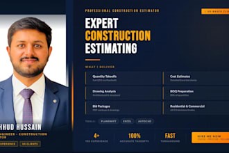 do professional paint material takeoff, cost estimation for all types projects