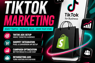 do shopify tiktok marketing and tiktok ads for sales