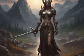 fantasy horror and fantasy horror character