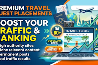provide travel guest post backlinks
