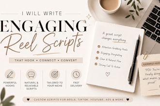 write reel scripts and manage instagram