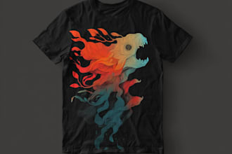 do simple and trendy t shirt design