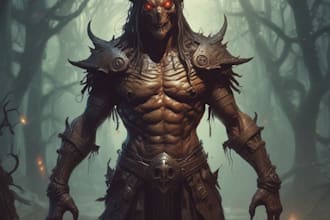 fantasy horror and fantasy horror character