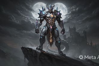 draw fantasy character or monster design