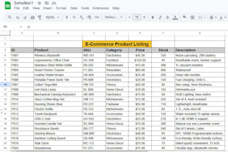 be your virtual assistant for data entry and e commerce product listing