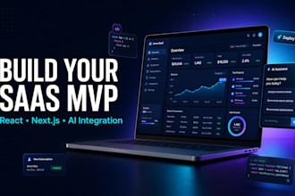 your react nextjs web app and saas mvp with ai integration