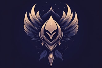 draw a fantasy logo