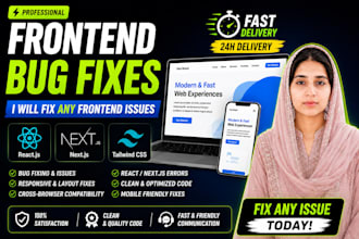 fix responsive website bugs and frontend UI issues