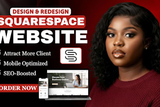 do squarespace website design saquarespace website redesign landing page design