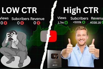 design high quality youtube thumbnails