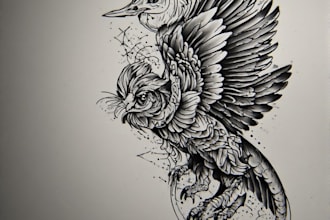 design a professional minimalist tattoo design