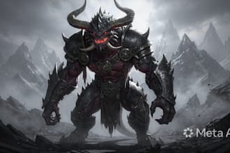 draw fantasy character or monster design