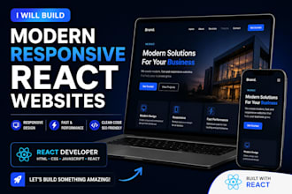build a responsive react website