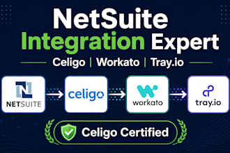 do celigo netsuite workato and tray io integrations
