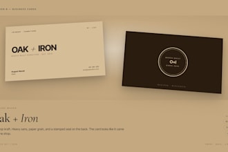 create professional business card