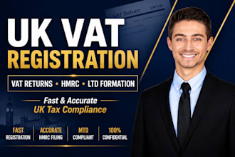 uk vat registration, vat return filing, hmrc compliance, company registration