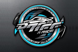 design car racing and automotive logo