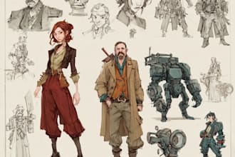 design original concept art and illustrations