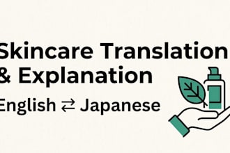 translate beauty and skincare content