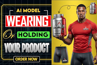 create ai model photos holding your product for ads and social media