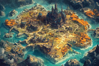make your map into fantasy map