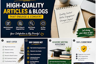 do professional content and academic writing