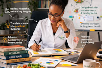 write evidence based health and nutrition articles