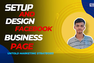 setup and design a professional business facebook page