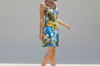transform your sketches into high end 3d virtual fashion campaigns