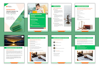 design professional ebooks, workbooks, and lead magnet pdf