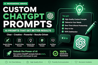 create custom chatgpt writting prompts