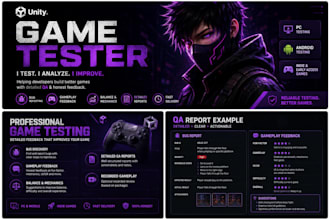 test your PC or mobile game and provide detailed QA feedback