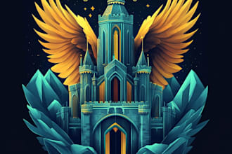 unique and detailed fantasy logo
