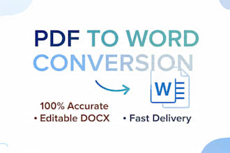 convert PDF or jpg to editable word file accurately