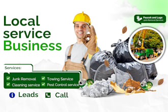 run google ads for junk removal, cleaning, towing service business
