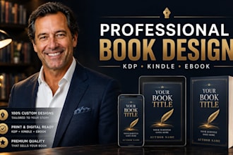 do book cover design, paperback cover, book design, ebook design, kdb book cover