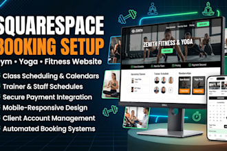 setup squarespace booking for your gym, yoga or fitness website