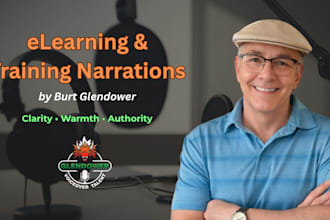 provide professional voiceovers for elearning and training