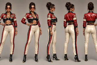 create premium ai character designs and fashion concept art