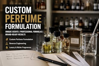 develop cosmetic formulation and perfume formulation
