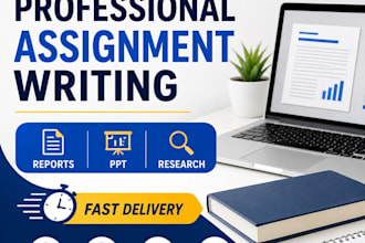 create professional assignments and reports