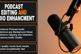 edit your podcast and enhance audio clarity