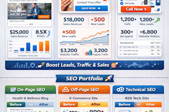 improve rankings with on page off page and technical SEO