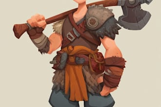 create 2d game character or 2d game character