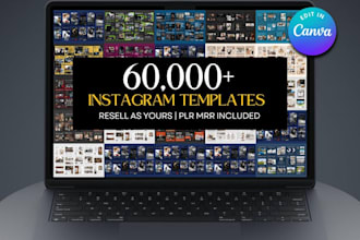 design reusebale canva templates for instagram or facebook posts