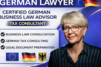 be your german lawyer, certified german business law advisor, tax consultant