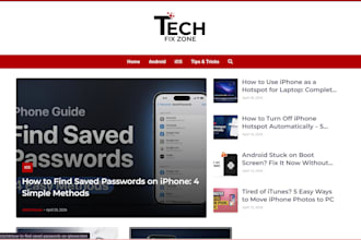 write SEO optimized tech articles for your website