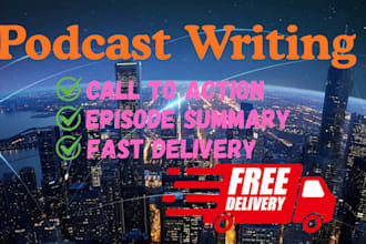 write your detailed SEO podcast show notes